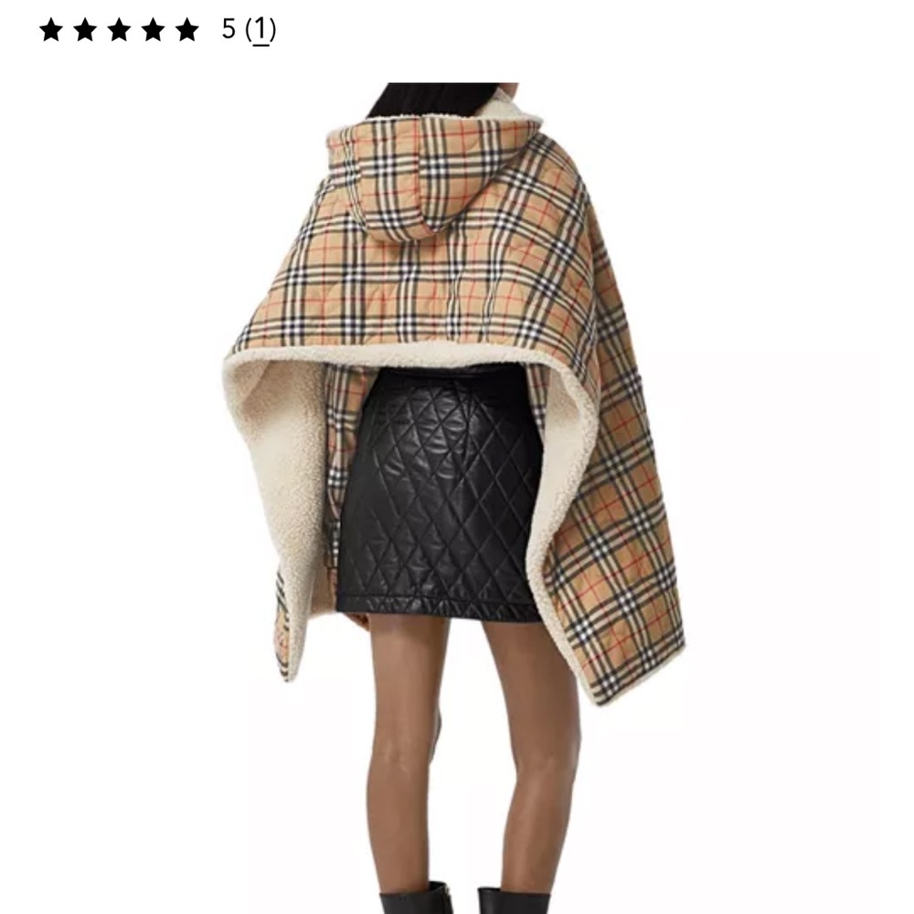 NWT Burberry hooded cape